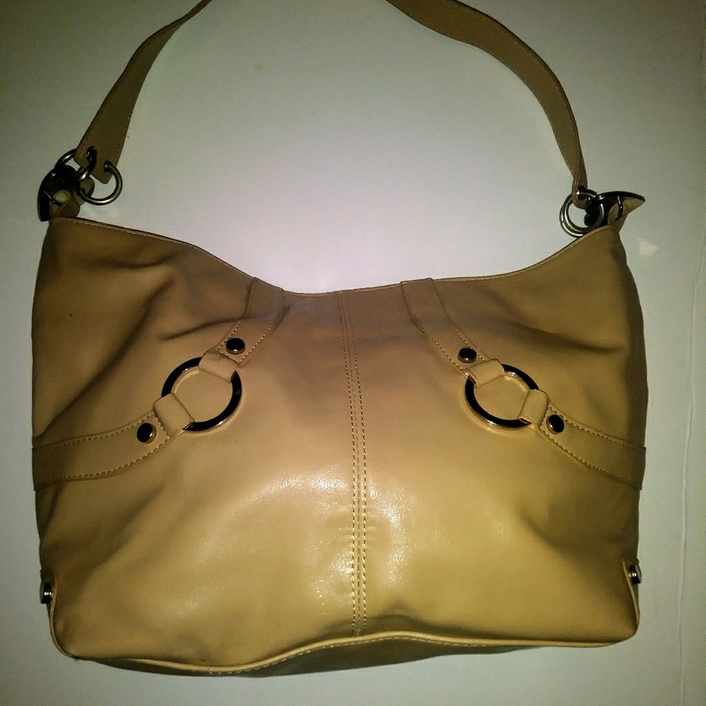OXOXO Purse Vinyl Tan